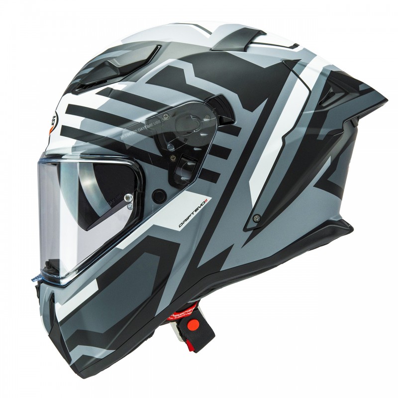 CABERG KASK INTEGRALNY Z BLENDĄ MODEL DRIFT EVO II HORIZON KOLOR SZARY/CZARNY/BIAŁY MAT ROZMIAR M