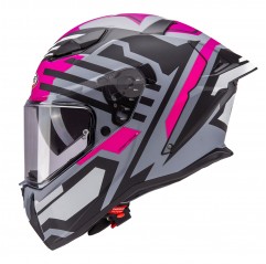 CABERG KASK INTEGRALNY Z BLENDĄ MODEL DRIFT EVO II HORIZON SZARY/CZARNY/FUKSJA MAT ROZMIAR XS