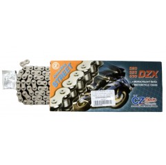 CZ 2024/04 ŁAŃCUCH NAPĘDOWY 520 DZX (104 OGNIW) ACTIVE RING (X-RING) CHROM DO 900 CCM (STREET) (37,8 KN) + ZAKUWKA DRĄŻONA