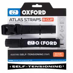 OXFORD PASY TRANSPORTOWE ATLAS B-CLIP 26MM X 2 M KOLOR CZARNY