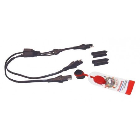 OPTIMATE ROZDZIELACZ DO PODŁĄCZENIA DWÓCH AKCESORIÓW NA ZŁĄCZE SAE (Z BEZPIECZNIKAMI 15A, DŁUGOŚĆ 50CM) (EL)