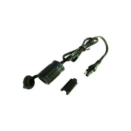 OPTIMATE PRZEWÓD Z WTYCZKĄ NA ZŁĄCZE SAE I GNIAZDKIEM ZAPALNICZKI (DŁUGOŚĆ 50CM) (SAE-76) (EL)