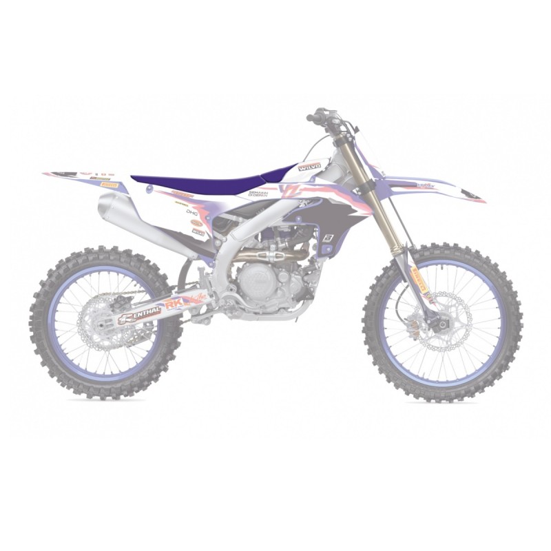 BLACKBIRD POKROWIEC / POSZYCIE NA SIEDZENIE YAMAHA YZ 250F '24 YZ 450F '23-'24 REPLICA TEAM YAMAHA FACTORY 50TH KOLOR FIOLETOWY