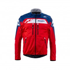 KENNY RACING KURTKA ADVENTURE/ENDURO MODEL SOFTSHELL RED KOLOR CZERWONY/NIEBIESKI/BIAŁY ROZMIAR M