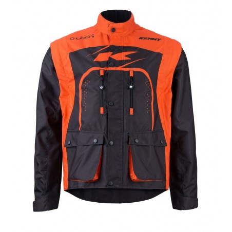 KENNY RACING KURTKA ADVENTURE/ENDURO MODEL TRACK BLACK/ORANGE KOLOR CZARNY/SZARY/POMARAŃCZOWY ROZMIAR XL