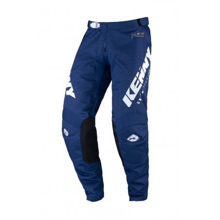 KENNY RACING SPODNIE CROSS/ENDURO MODEL TRACK RAW NAVY KOLOR NIEBIESKI/BIAŁY ROZMIAR 36