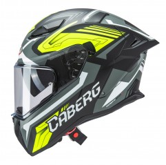 CABERG KASK INTEGRALNY Z BLENDĄ MODEL DRIFT EVO II JARAMA CZARNY/SZARY/ŻÓŁTY FLUO MAT ROZMIAR M