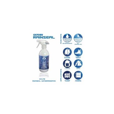 OXFORD ŚRODEK DO IMPREGNACJI WODOODPORNEJ MATERIAŁÓW TEKSTYLNYCH RAIN SEAL 500ML, WATERPROOFING SPRAY
