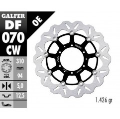 GALFER TARCZA HAMULCOWA PRZÓD HONDA CBR 600 RR '03-'17 CBR 1000 RR '04-'05 CB 1000 R '08-'17 CB 1300 F/S '05- CTX 1300 C '14- (W