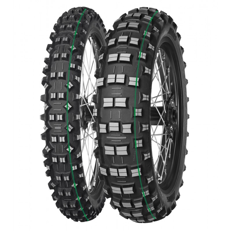 MITAS OPONA 120/90-18 TERRA FORCE-EF SUPER LIGHT 65M TT TYŁ (ZIELONY PASEK) DOT 23-44/2023 (460075) ZAMIENNIK:70000194 (SUBSTYTU