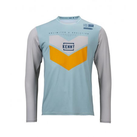 KENNY RACING KOSZULKA ROWEROWA MODEL PROLIGHT KAKI KOLOR SZARY/NIEBIESKI ROZMIAR XXL