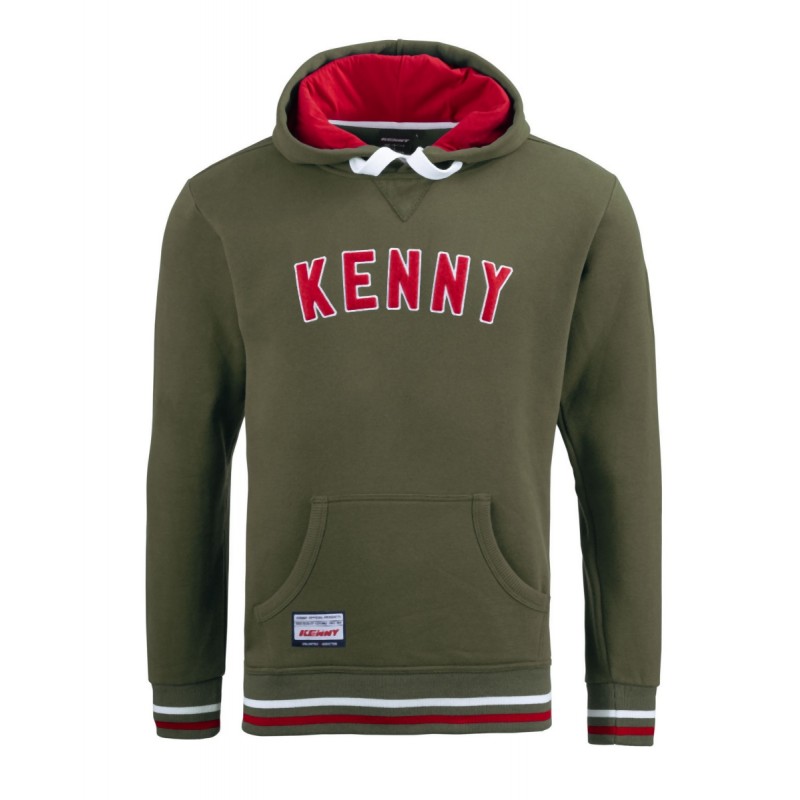 KENNY RACING BLUZA Z KAPTUREM MODEL ACADEMY KOLOR ZIELONY ROZMIAR S