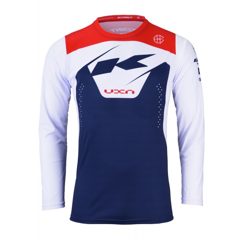 KENNY RACING KOSZULKA ROWEROWA MODEL ELITE NAVY KOLOR NIEBIESKI/BIAŁY/CZERWONY ROZMIAR M