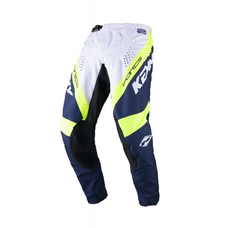 KENNY RACING SPODNIE CROSS/ENDURO MODEL FORCE NAVY/NEON YELLOW KOLOR NIEBIESKI/BIAŁY/ŻÓŁTY FLUO ROZMIAR 32