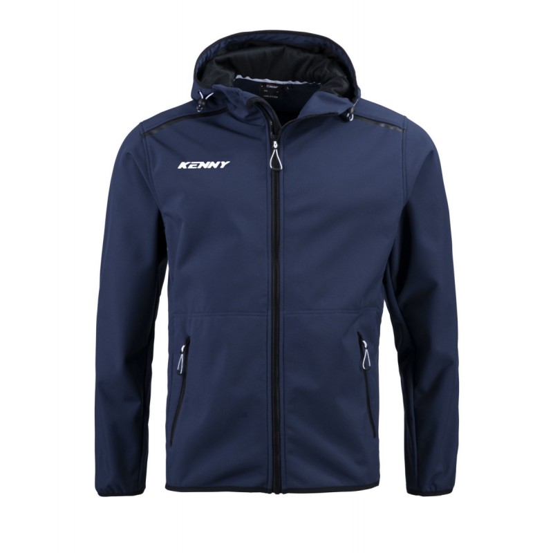 KENNY RACING KURTKA PRZECIWDESZCZOWA SOFTSHELL MODEL CORE NAVY KOLOR NIEBIESKI ROZMIAR S