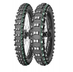 MITAS OPONA 110/100-18 TERRA FORCE-EX SM SUPER LIGHT (TECHNICAL ENDURO) (ZIELONY PASEK) 64R TYŁ DOT 48/2023 (zamiennik : 7000021