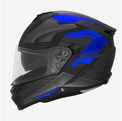 NOX KASK INTEGRALNY (FULL FACE) Z BLENDĄ N304S CARVER KOLOR CZARNY/NIEBIESKI MAT ROZMIAR XXL