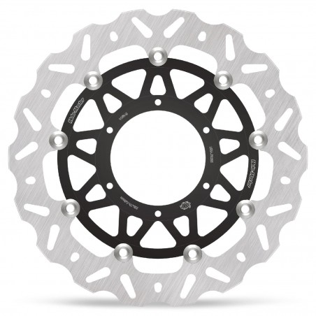 MOTO-MASTER TARCZA HAMULCOWA PŁYWAJĄCA PRZÓD NITRO ROAD (ALUMINIOWY ŚRODEK) HONDA CBF 600/1000, CBR 250/300, DN-01 (296X94X5) (P