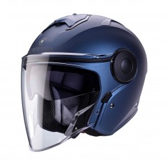 CABERG KASK OTWARTY JET Z BLENDĄ MODEL SOHO KOLOR NIEBIESKI MAT - BLUE JEANS ROZMIAR S