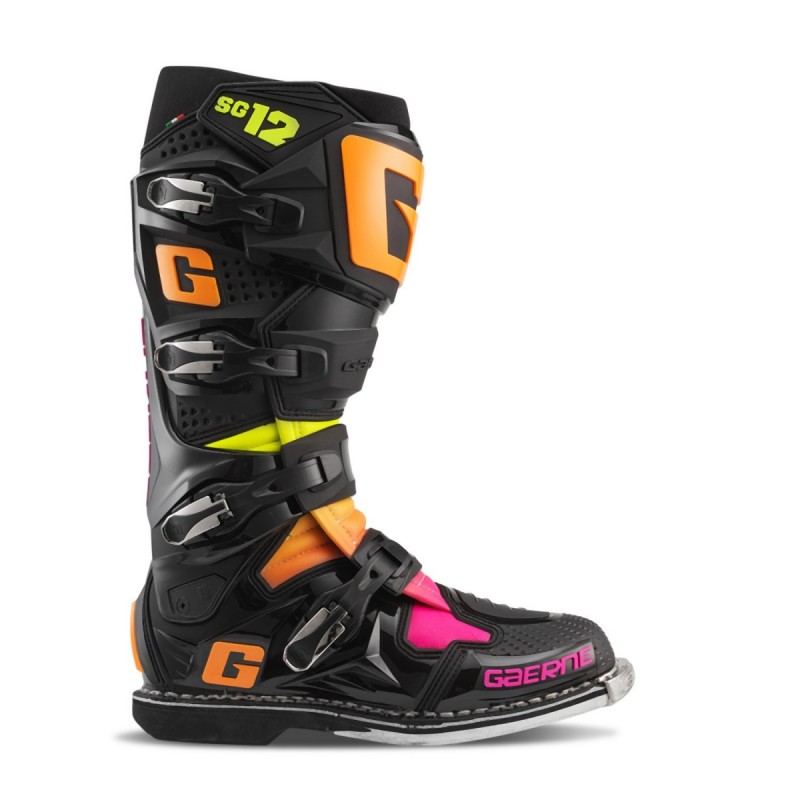 GAERNE BUTY CROSS/ENDURO MODEL SG-12 BLACK/ORANGE/PINK LE KOLOR CZARNY/POMARAŃCZOWY/RÓŻOWY ROZMIAR 43