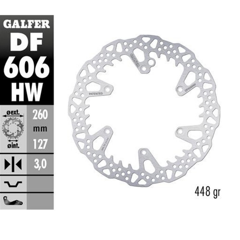 GALFER TARCZA HAMULCOWA PRZÓD KTM SX/EXC/SX-F/EXC-F '93-'23 GS/MX/LC4 '93-'23 GAS GAS EC/EC-F/MC/MC-F '21-'24 HUSQVARNA TC/TE/TX