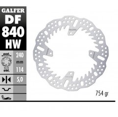 GALFER TARCZA HAMULCOWA TYŁ TM EN/MX 125/144/250/300/450/ 530 '15-'24 125/144 FI EN '24- 250/300/450 FI EN '24- (240X114X5MM) SH