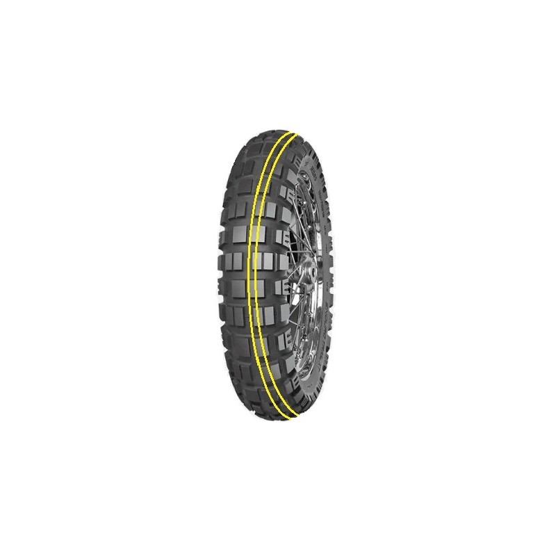 MITAS OPONA 140/80B18 ENDURO TRAIL XT DAKAR 70H TL/TT M+S (PODWÓJNY ŻÓŁTY PASEK) DOT 15/2024 (ZAMIENNIK:70000511)