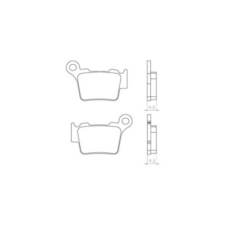 BRENTA KLOCKI HAMULCOWE KH368 (ORGANIC)