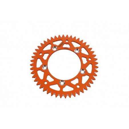 GROSSKOPF ZĘBATKA TYLNA ALUMINIOWA T7075 (ERGAL) 4552 48 (455248) KTM SX65 '98-'24 (JTR894.48) KOLOR POMARAŃCZOWY