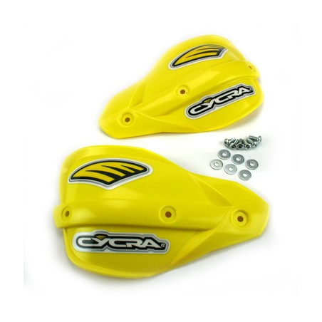 CYCRA PROMOCJA ZAMIENNE PLASTIKOWE OSŁONY DO HANDBARÓW PROBEND ENDURO KOLOR ŻÓŁTY (ŚRUBY W ZESTAWIE)