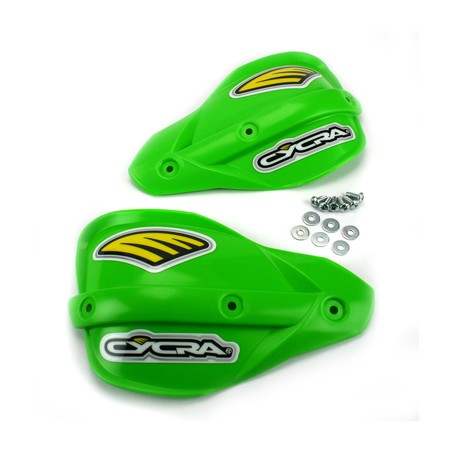 CYCRA PROMOCJA ZAMIENNE PLASTIKOWE OSŁONY DO HANDBARÓW PROBEND ENDURO KOLOR ZIELONY (ŚRUBY W ZESTAWIE)