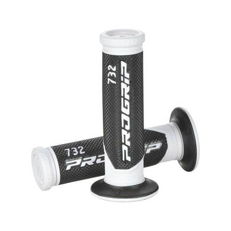 PROGRIP MANETKI PG732 ROAD (22+25MM, DŁ.125MM) KOLOR SZARY/CZARNY (DWUSKŁADNIKOWE) (732-187) (PG732/5)