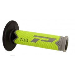 PROGRIP MANETKI PG788 OFF ROAD (22+25MM, DŁ.115MM) KOLOR SZARY/ŻÓŁTY FLUO/ CZARNY (TRÓJSKŁADNIKOWE) (788-254) (PG788/22)