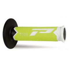 PROGRIP MANETKI PG788 OFF ROAD (22+25MM, DŁ.115MM) KOLOR BIAŁY/ŻÓŁTY FLUO/CZARNY (TRÓJSKŁADNIKOWE) (788-303)