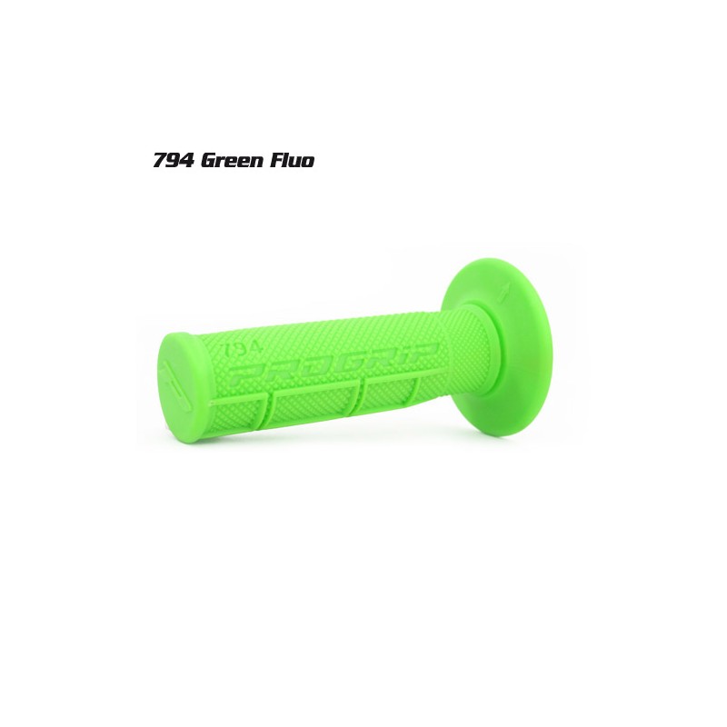 PROGRIP MANETKI PG794 OFF ROAD (22+25MM, DŁ.115MM) KOLOR ZIELONY FLUO (JEDNOSKŁADNIKOWE) (794-188) (PG794/10)