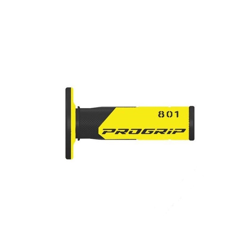 PROGRIP MANETKI PG801 OFF ROAD (22+25MM, DŁ.115MM) KOLOR CZARNY/ŻÓŁTY (DWUSKŁADNIKOWE) (801-142) (PG801/2)