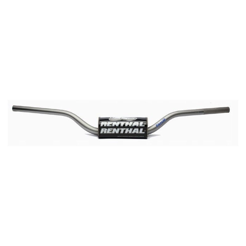 RENTHAL KIEROWNICA 1,1/8 CALA (28,6MM) MX FATBAR HANDLEBAR GREY RC MINI/85CC KOLOR SZARY Z GĄBKĄ