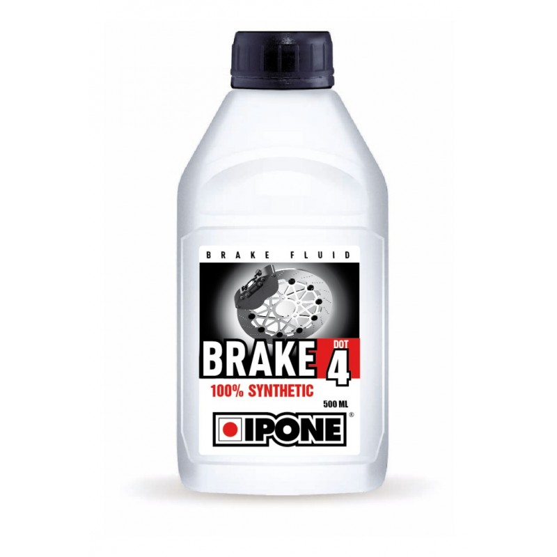 IPONE PŁYN HAMULCOWY BRAKE FLUID DOT 4 500ML 100% SYNTETYK (ZGODNY RÓWNIEŻ Z DOT 3) (12)