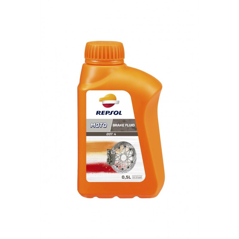 REPSOL PŁYN HAMULCOWY MOTO DOT 4 BRAKE FLUID 500ML (ZASTĄPIONY RPP9002AID) (24)