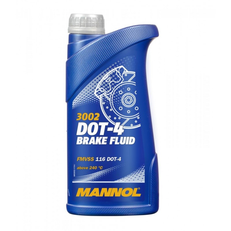 MANNOL BRAKE FLUID DOT-4 1L - PŁYN HAMULCOWY (3002)