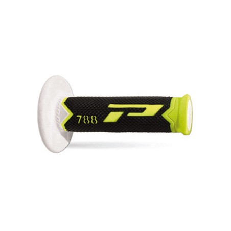 PROGRIP MANETKI PG788 OFF ROAD (22+25MM, DŁ.115MM) KOLOR ŻÓŁTY FLUO/CZARNY/BIAŁY (TRÓJSKŁADNIKOWE) (788-255) (PG788/25)