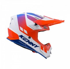 KENNY RACING 2025 KASK CROSS/ENDURO MODEL TRACK GRAPHIC PATRIOT KOLOR BIAŁY/NIEBIESKI/CZERWONY ROZMIAR XS ( 53 - 54 CM )