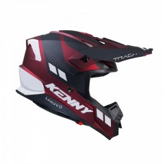 KENNY RACING 2025 KASK CROSS/ENDURO MODEL TRACK GRAPHIC CANDY RED MATT KOLOR CZARNY/CZERWONY/BIAŁY ROZMIAR XL ( 61 - 62 CM )