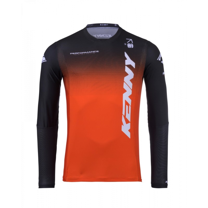 KENNY RACING 2025 KOSZULKA CROSS/ENDURO MODEL PERFORMANCE GRADIENT ORANGE KOLOR POMARAŃCZOWY/CZARNY/BIAŁY ROZMIAR XXXL