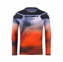 KENNY RACING 2025 KOSZULKA CROSS/ENDURO MODEL FORCE FOG ORANGE KOLOR POMARAŃCZOWY/CZARNY/SZARY ROZMIAR XL