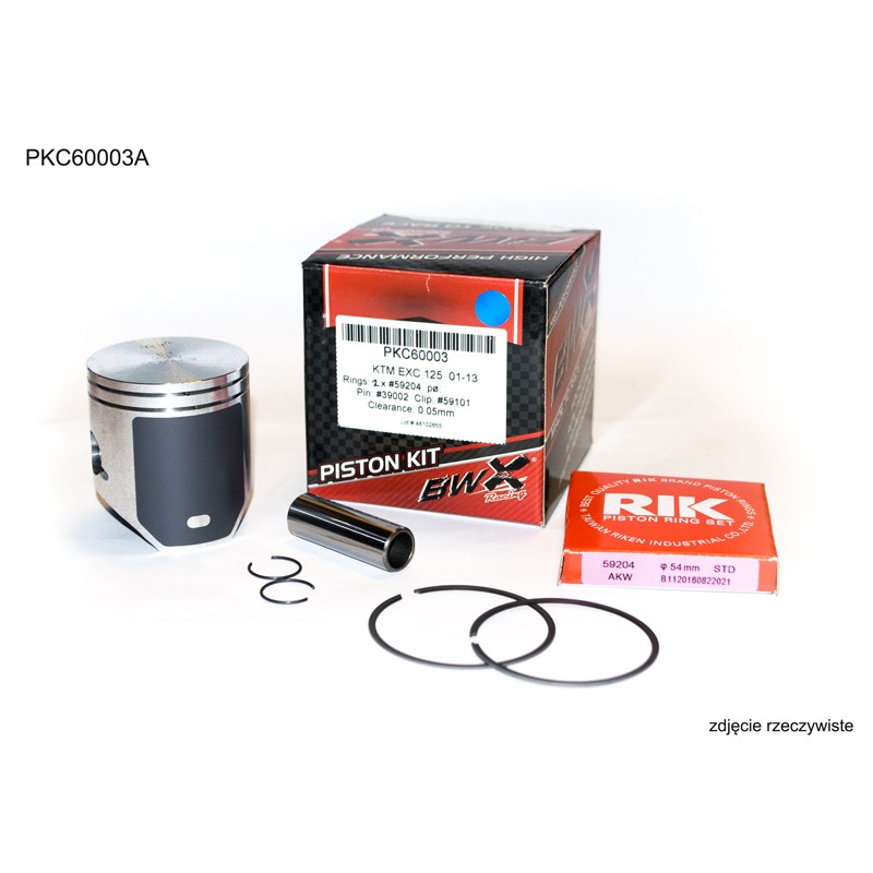 BEARING WORX TŁOK KTM (2T) SX 125 (SX125) 01-19, EXC 125 (EXC125) 01-16, HUSQVARNA TC/TE 125 14-18, BETA RR 125 18-19 (53,94MM) 