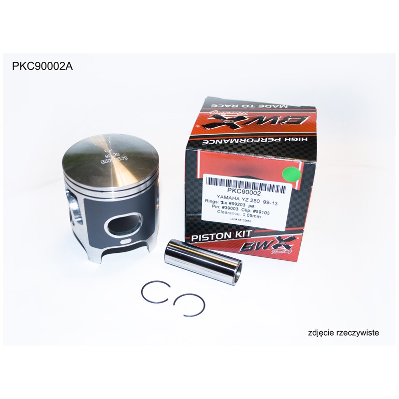 BEARING WORX TŁOK YAMAHA YZ 250 (YZ250) 99-17 (66,35MM) PIERŚCIENIE RIK (2SZT.)