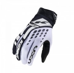 KENNY RACING 2025 RĘKAWICE CROSS/ENDURO MODEL TRACK WHITE/BLACK KOLOR BIAŁY/CZARNY ROZMIAR S