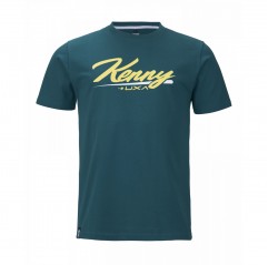 KENNY RACING 2025 KOSZULKA T-SHIRT MODEL DIRT PETROL KOLOR NIEBIESKI/ŻÓŁTY ROZMIAR S