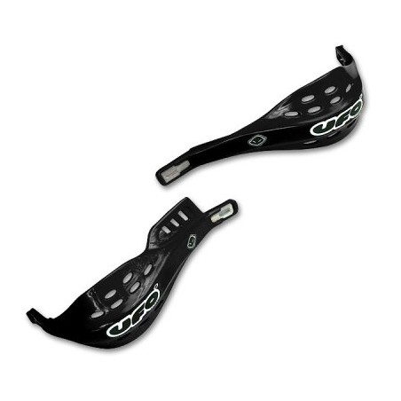 UFO OSŁONY RĄK (HANDBARY) ALU JUMPY KOLOR CZARNY (Z MOCOWANIAMI 22MM)